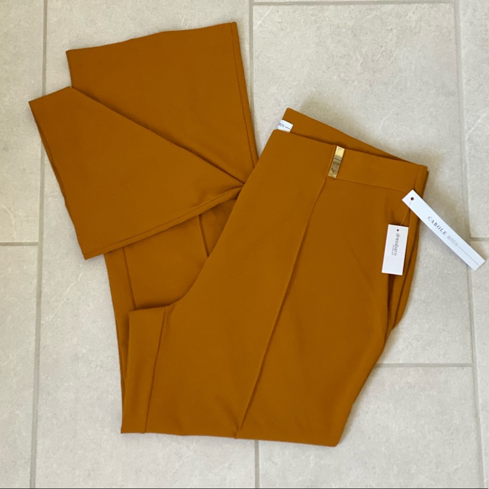 Plus Size Golden Hour Crepe Buckle Side Pants - Picture 2 of 11